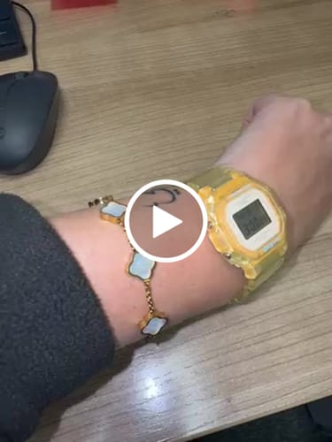 Customer video review of Celine Clover Bracelet