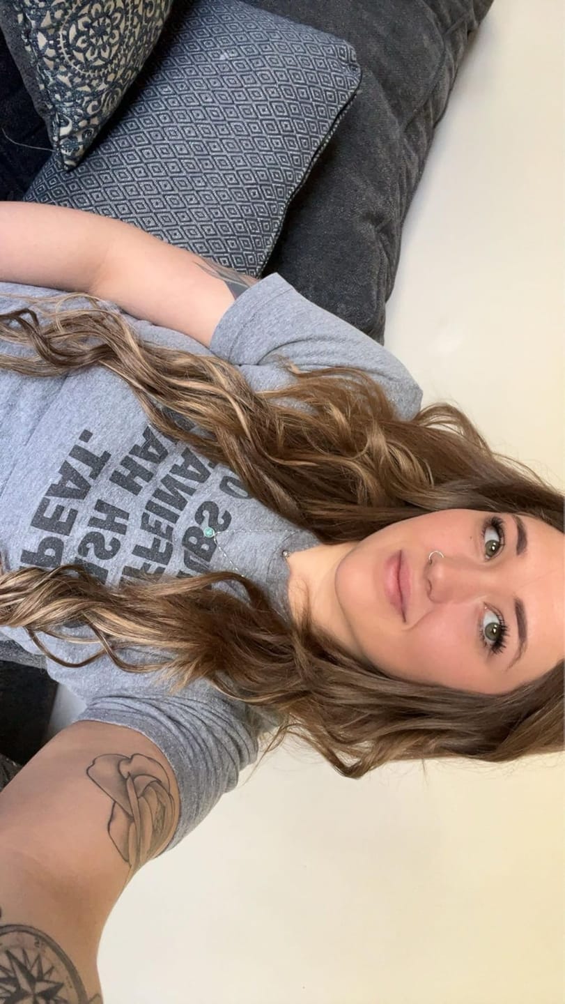 Customer photo review of 13x13cm Human Hair Toppers Mono Base Balayage Brown #4/27/4