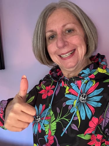 Customer photo review of Doom and Bloom – Performance Hoodie