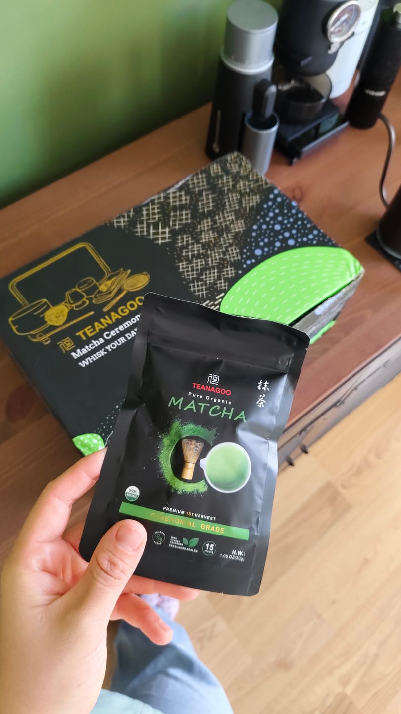 Customer photo review of Matcha Powder-Ceremonial Grade Matcha