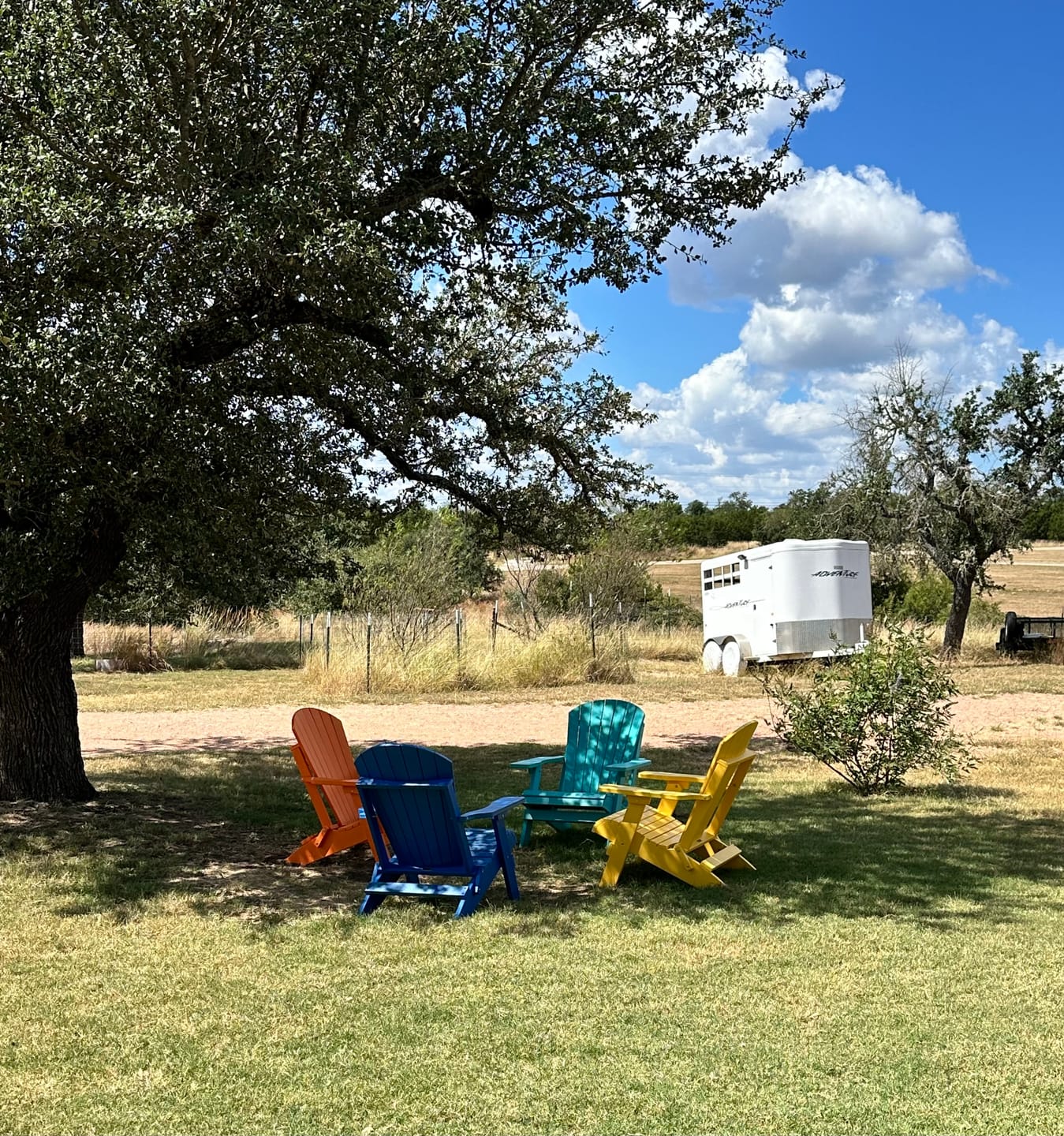 Customer photo review of Folding Adirondack Chair King Size
