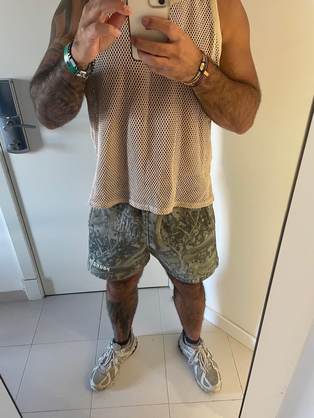 Customer photo review of 1118 - Tree Camo Cotton Shorts