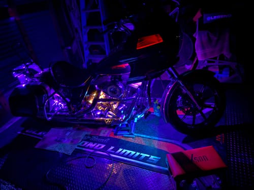 Customer photo review of Easy Install Moto LED Light Kit