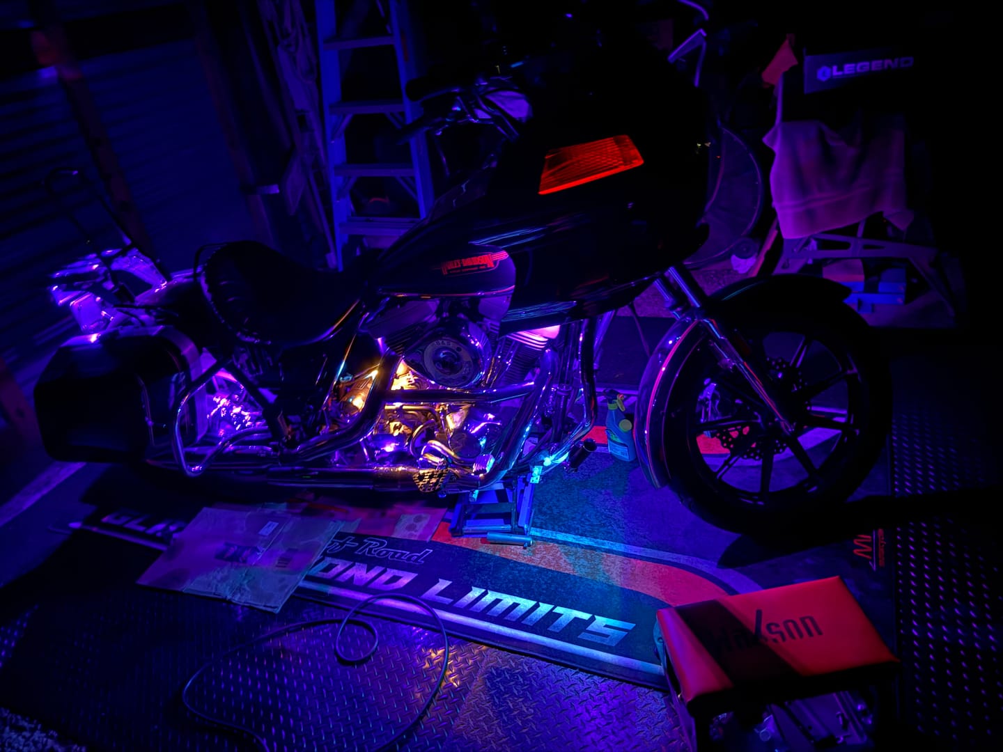 Customer photo review of Easy Install Moto LED Light Kit