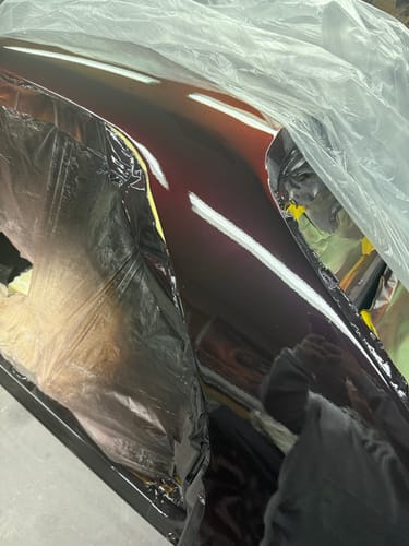 Customer photo review of Phantom Red Paint Basecoat