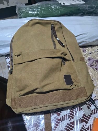 Customer photo review of Sac à Dos en Toile Canvas