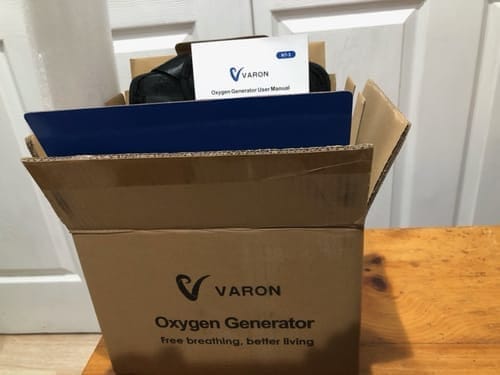 Customer photo review of VARON Generatore di ossigeno portatile 3L/min Modello VL-1