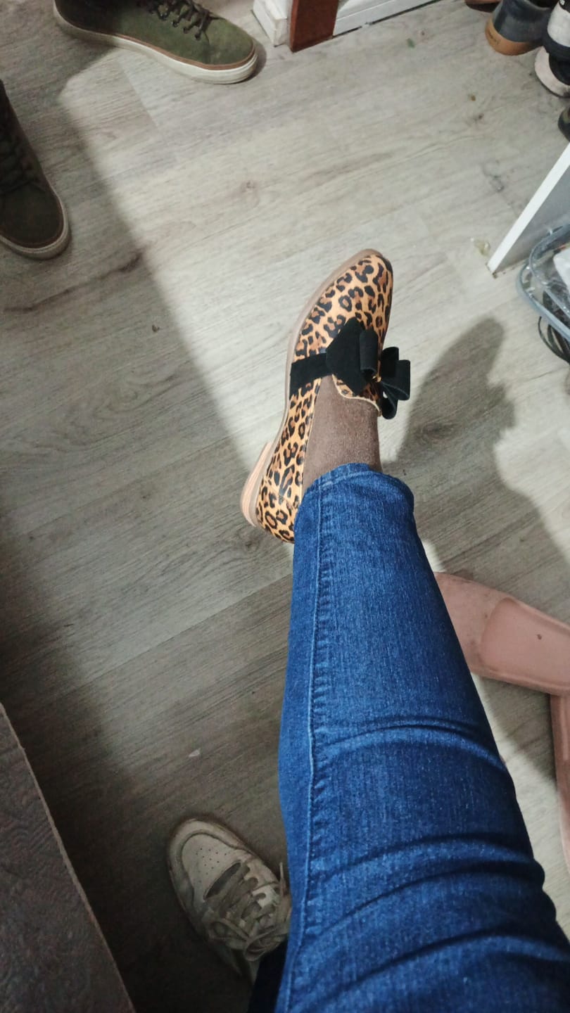 Customer photo review of Mocasín Rosita Amatista