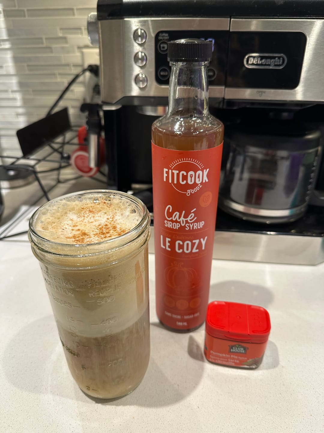 Customer photo review of Fitcook Foodz - Sirop pour Café 500ml