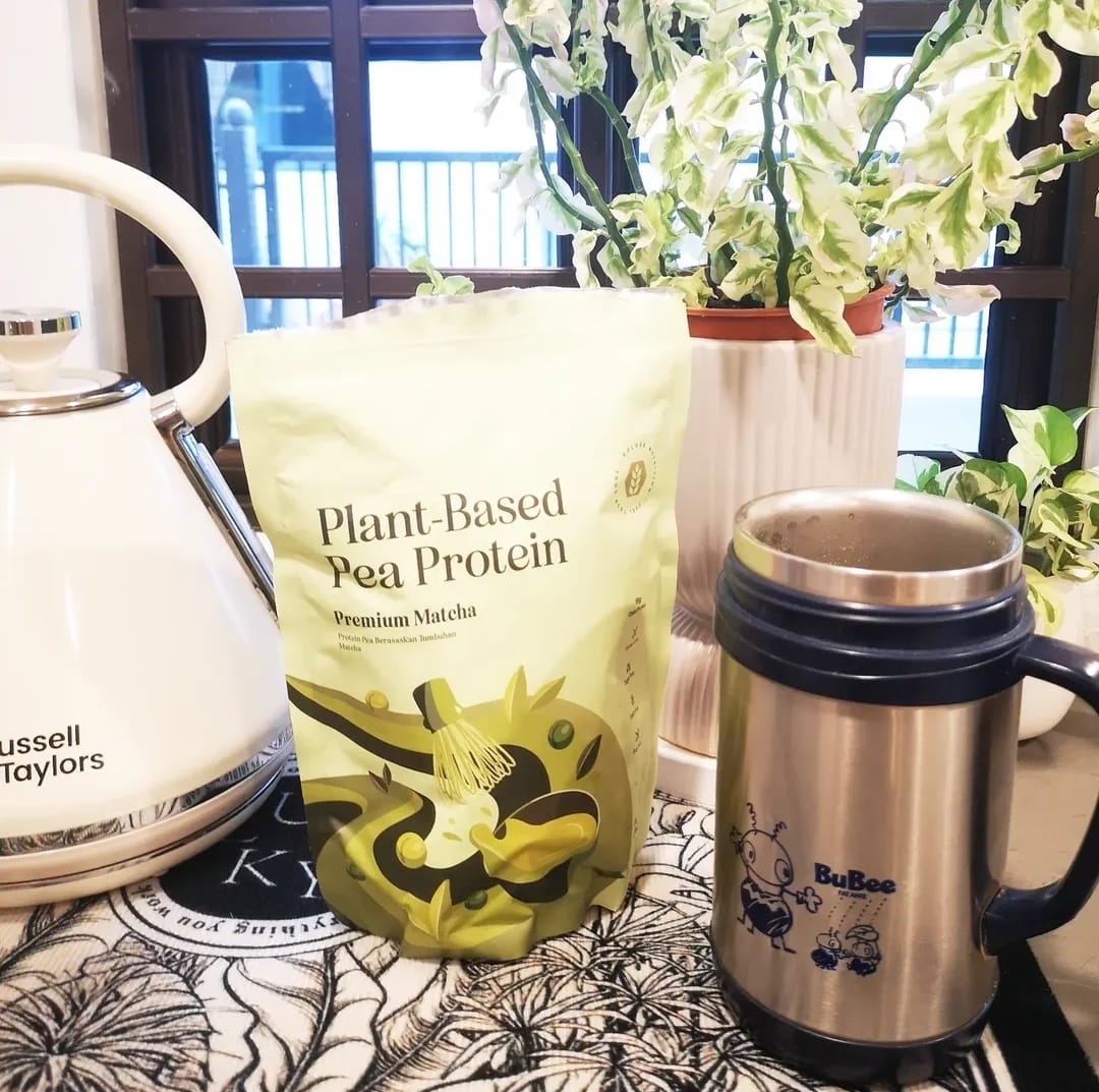 Customer photo review of Pea Protein Isolate - Premium Matcha