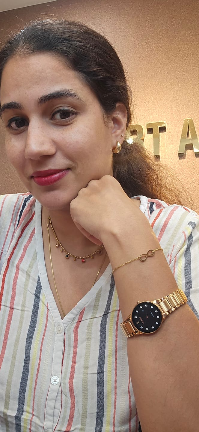 Customer photo review of Infinity Charm Bracelet