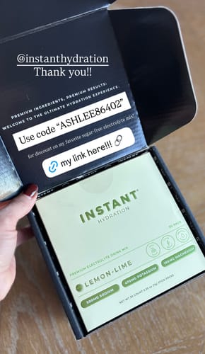 Customer photo review of Premium Electrolyte Drink Mix