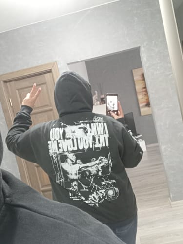 Customer photo review of "TILL YOU LOVE ME' HOODIE
