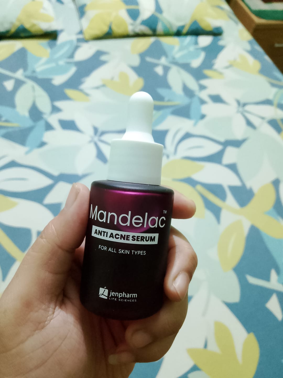 Customer photo review of MandelAC Serum