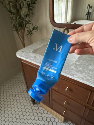 Customer photo review of Mouthology Toothpaste (1 pack)
