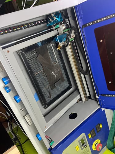 Customer photo review of Monport 40W Laser Power Supply for CO2 Laser Engraver