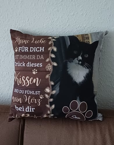 Customer photo review of Seelentröster - Individuelles Kissen