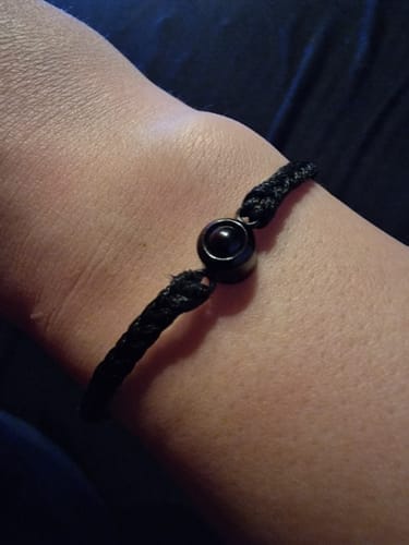 Customer photo review of Personalisiertes Fotoarmband