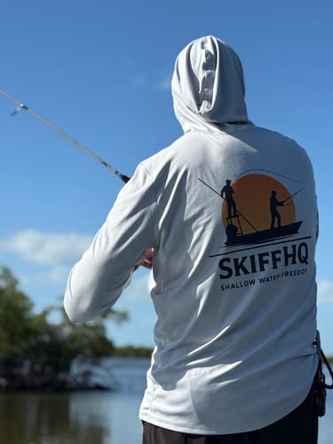 Customer photo review of SkiffHQ Dri-Fit Fishing Hoodies