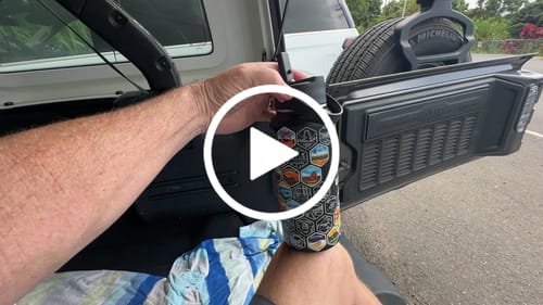 Customer video review of Lets Wander™ National Parks Water Bottle + Stickers