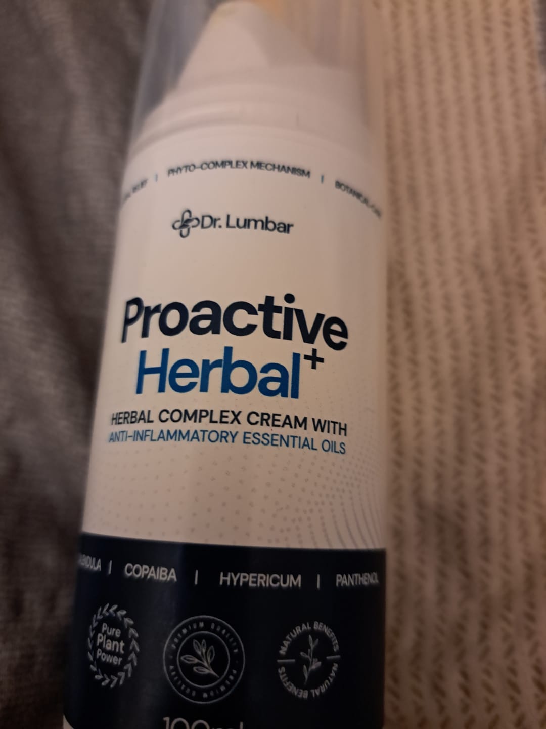 Customer photo review of Proactive Herbal+ Speciális Gyógynövény Krém Izmokra, Ízületekre, Talpi Bőnyére