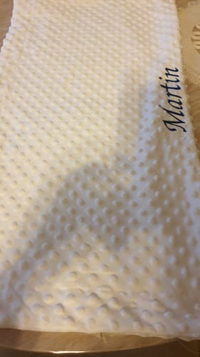 Customer photo review of Couverture cocooning à bulles