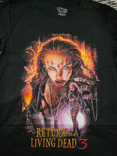 Customer photo review of Return of the Living Dead 3: She's To Die For T-Shirt
