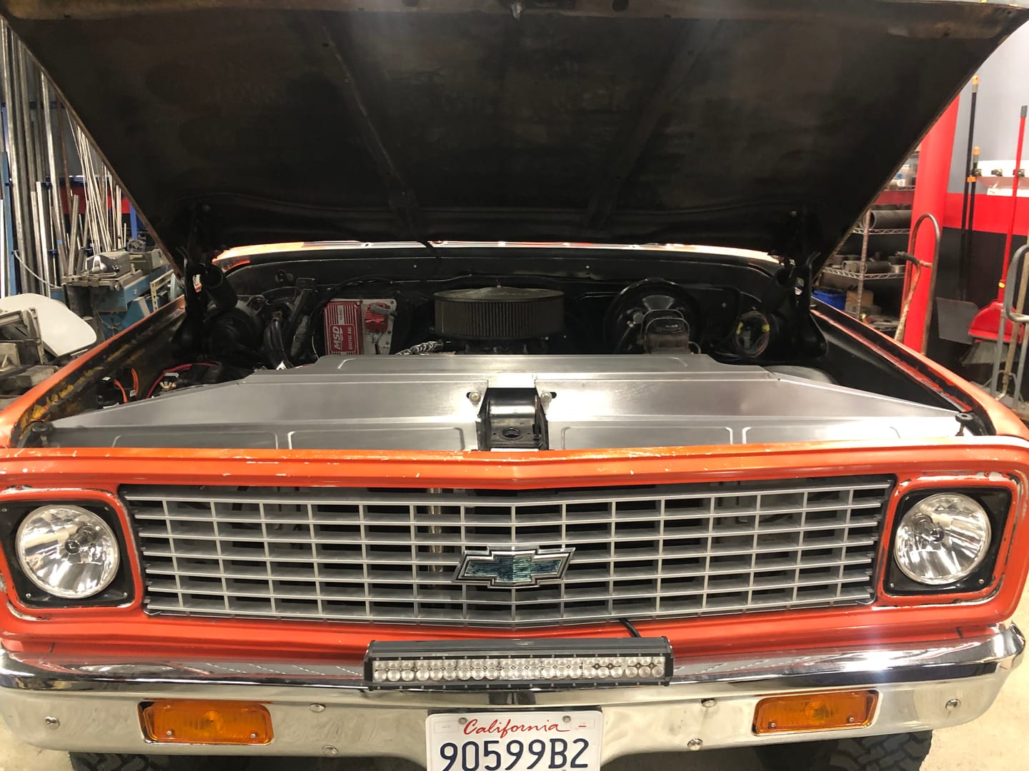 Customer photo review of 69-72 Chevy / GMC 3 Piece Core Support Filler Panel-Classic Bead Roll -GEN 2