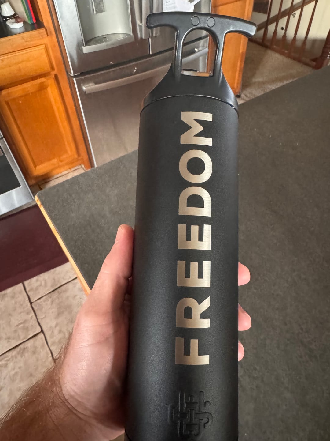 Customer photo review of Freedom Stainless Steel 24oz Tumbler