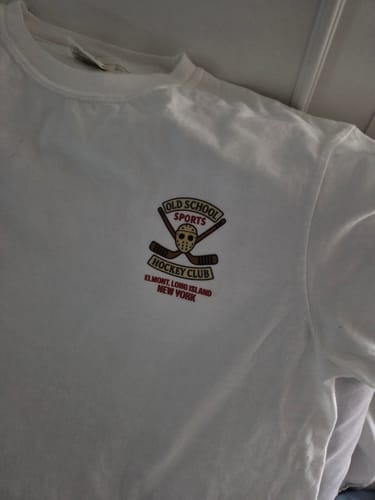 Customer photo review of Long Island Hockey v1 T-Shirt