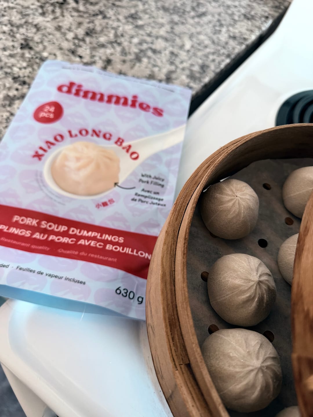 Customer photo review of Pork Soup Dumplings ("Xiao Long Bao") - 24 PC