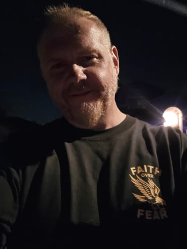 Customer photo review of FEARLESS TEE