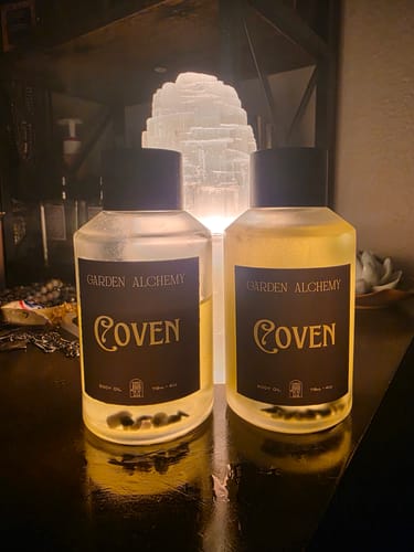 Customer photo review of COVEN LUXE BODY OIL