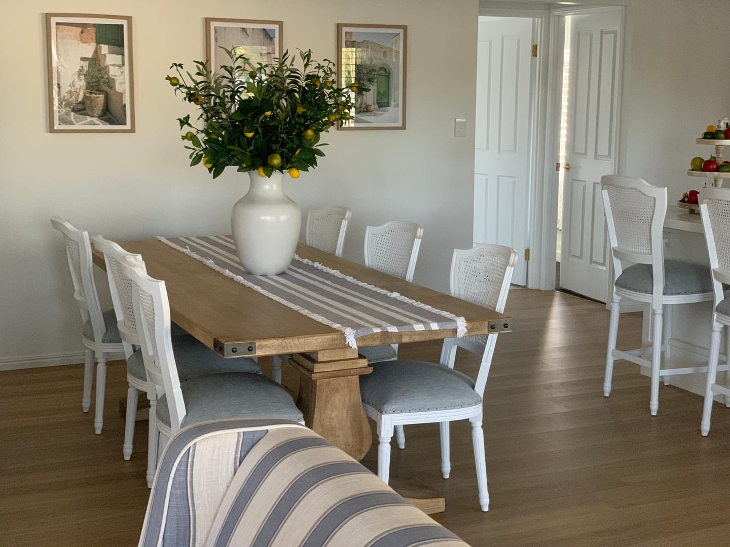 Customer photo review of April Luxury Upholstered Dining Chair