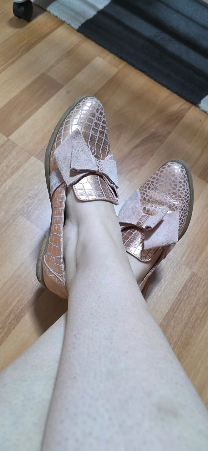 Customer photo review of Mocasín Rosita Amatista