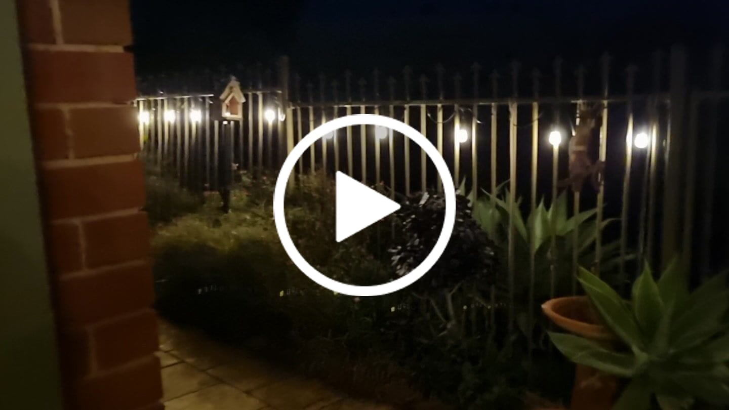 Customer video review of SolaGarden™ Festoon Lights