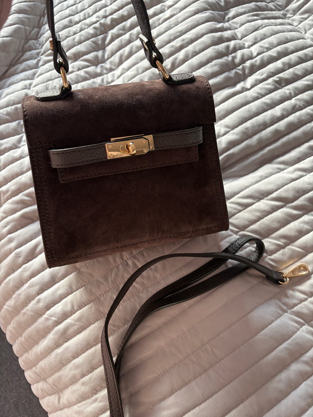 Customer photo review of Polly Top Handle Bag