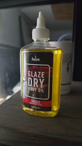 Customer photo review of GLAZE | Dry Oil Blend for Body