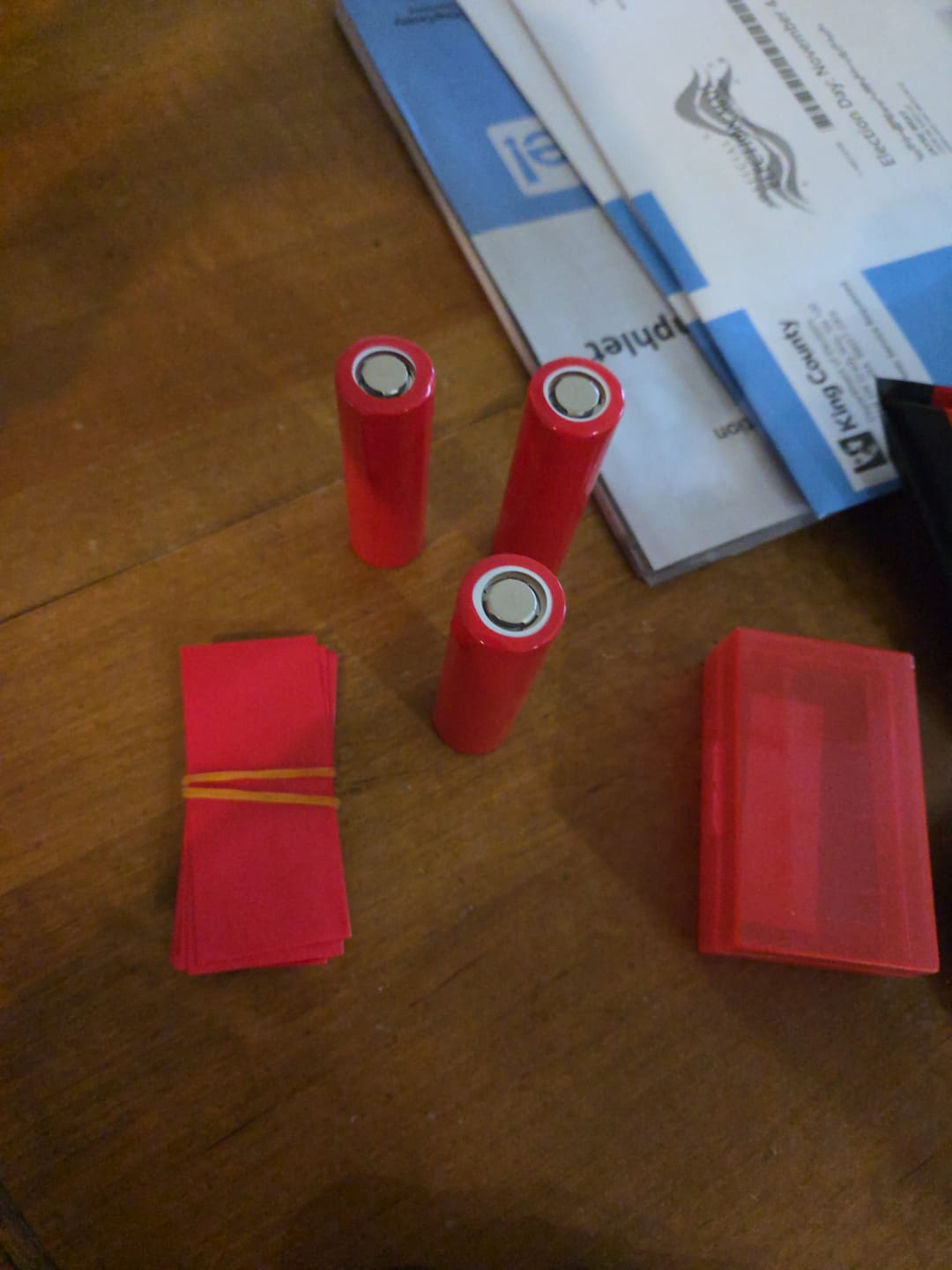Customer photo review of 21700 Battery Wraps - 10pcs - Red