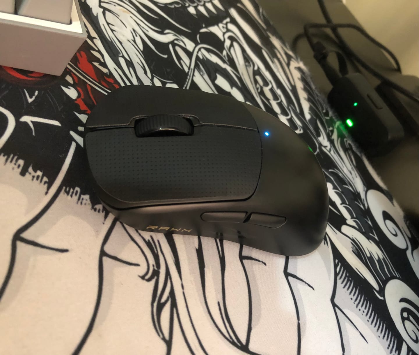 Customer photo review of RAWM Leviathan V4 Wireless Mouse