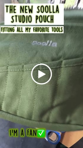 Customer video review of Soolla® Studio Pouch, Ganja Green