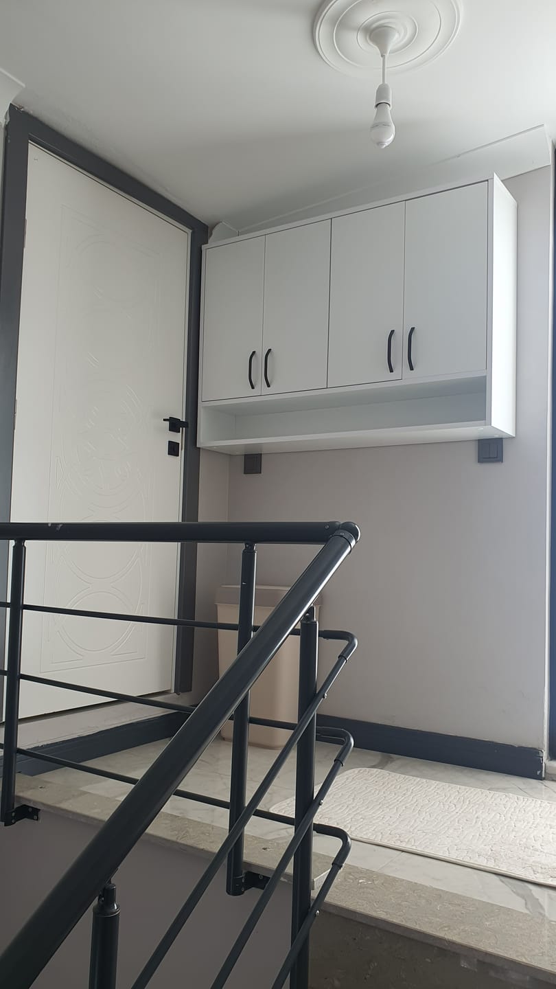 Customer photo review of Rani JE199 Kahve Köşesi Çok Amaçlı Dolap Üst Modül Mutfak Rafı Beyaz