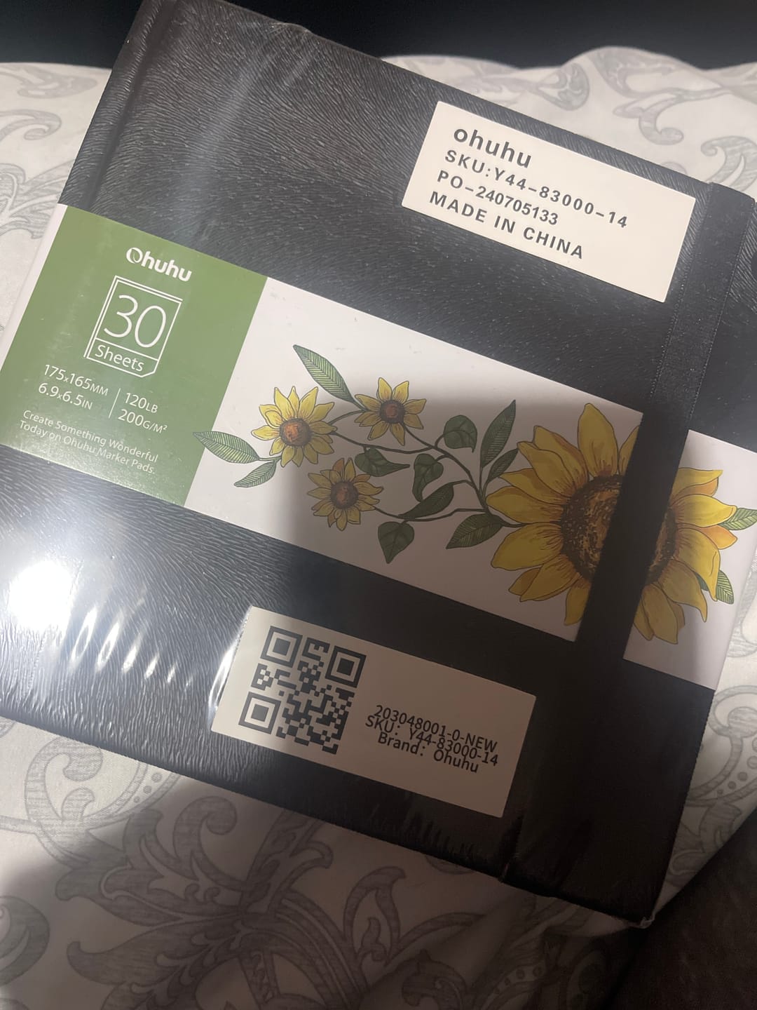 Customer photo review of Ohuhu Marker Pads Art Sketchbooks for Markers