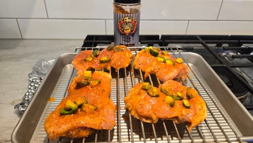 Customer photo review of Cajun Honey Rub