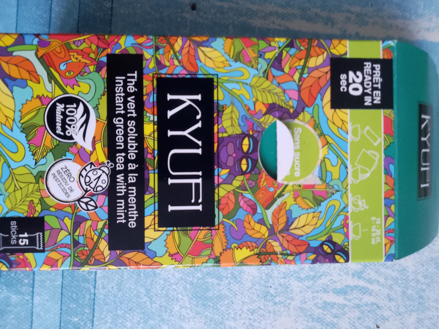 Customer photo review of Thé Vert Instantané  - Sans Sucre