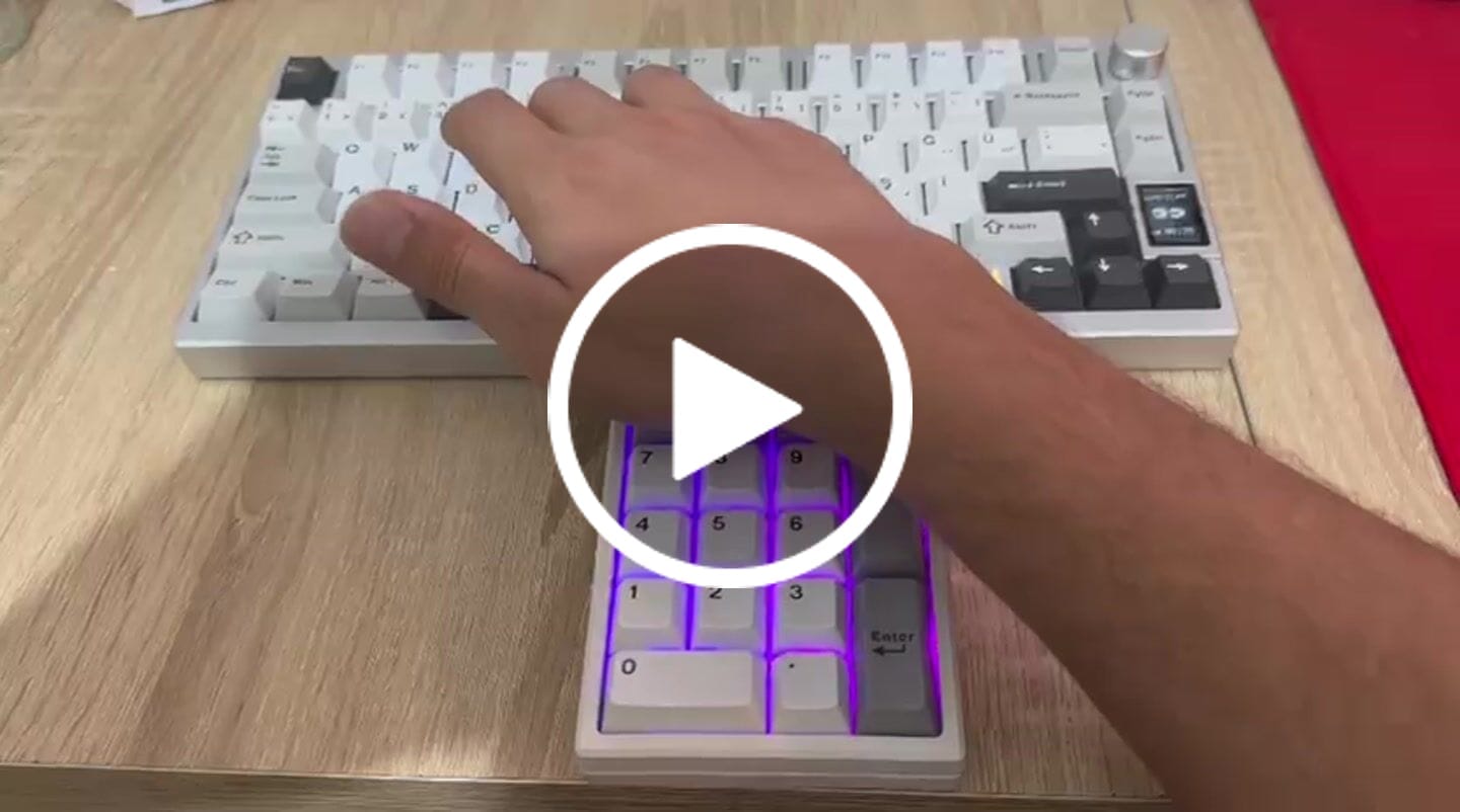 Customer video review of Darmoshark K3 Pro Numpad