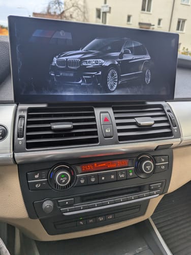 Customer photo review of 12.3'' Ultra-thin Android 14 GPS for BMW X5 X6 E70 E71 (07-13) CarPlay Android Auto