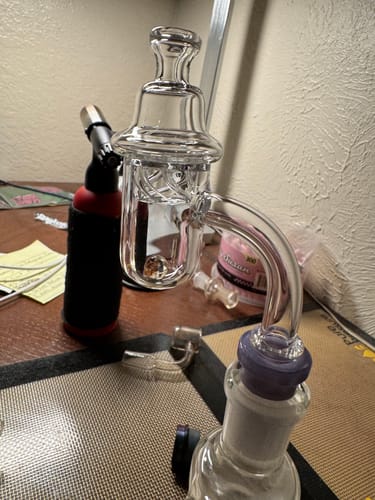 Customer photo review of 3mm X 25mm AFM Round Bottom Quartz Banger