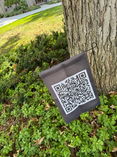 Customer photo review of F*ck Trump QR Code Flag