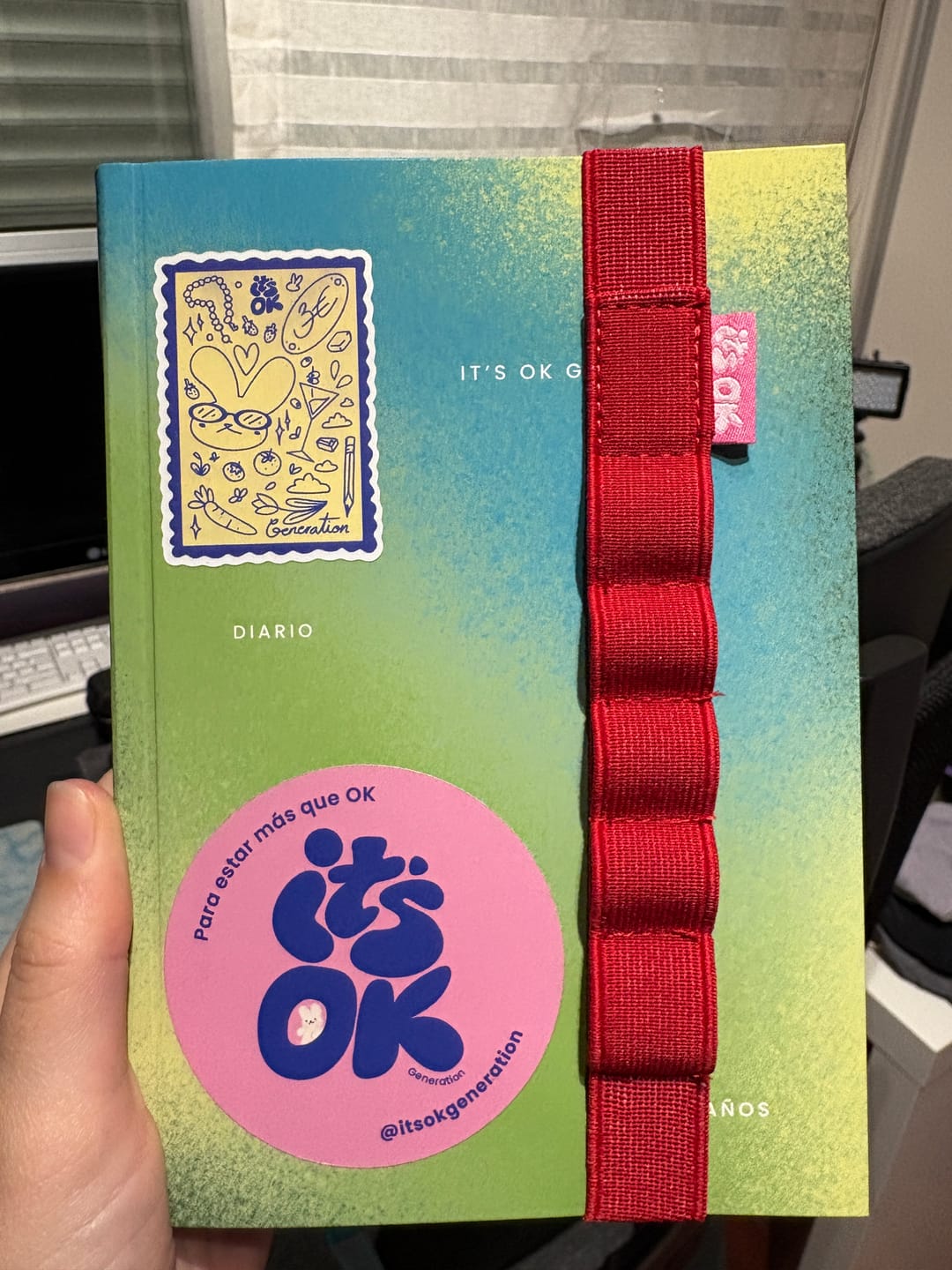 Customer photo review of Diario de 3 años | Portada Cometa